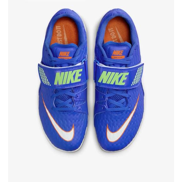 Size 5 Men Nike High Jump Elite Track & Field Racer Jumping Spikes 806561-400 - Picture 3 of 7